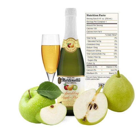 Macouba 8.4 oz. 12 Pack Pack 12 Martinelli's Sparkling Cider Mini Bottles, - Martinelli Sparkling Apple Cider