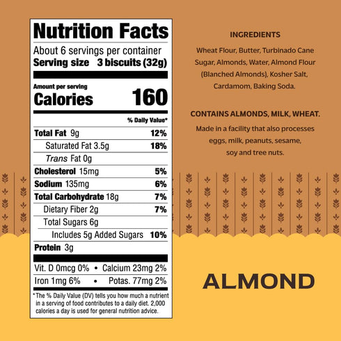 3 Pack Effie's Homemade Biscuits - Almond