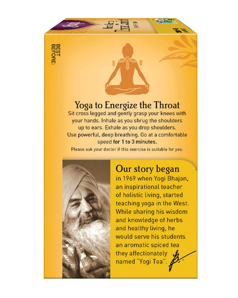 16 Count Yogi Tea, Honey Lemon Throat Comfort