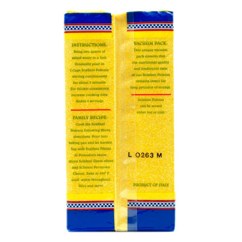 Gus Sclafani Fine Italian Imports (12) Packed 17.6 Instant Polenta Twelve Vacuum ounce pouches
