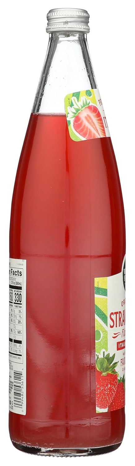25.4 WHOLE FOODS MARKET Organic Strawberry Flavored Italian Soda, FZ