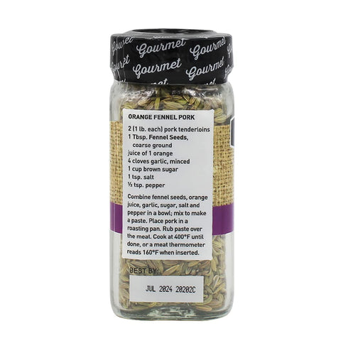 1.6 Oz, (Pack 6) Spice Hunter The India Fennel Seasoning Whole