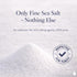 100% (9 oz) Gourmet Fine Sea Salt Caribbean Sea Salt, Natural & Unrefined, Naturally Mineral-Balanced, Fine Grain Table