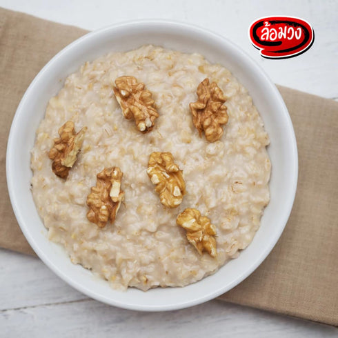 Generic (500g) Premium Raw Oats Whole Grain Rolled Oats for Porridge and Baking Traditional Uncooked Oat Flakes