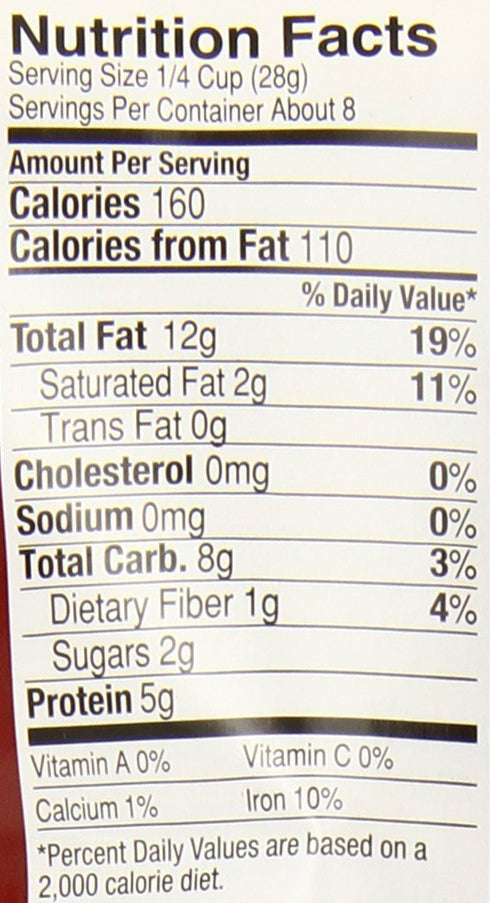 8 Equal Exchange Organic Natural Cashews, Ounce