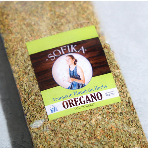 Generic 3.5oz 100g Oregano Greek Premium Dried Culinary Herb from Greece, Whole Oregano Wild Leaves, Rich Aroma