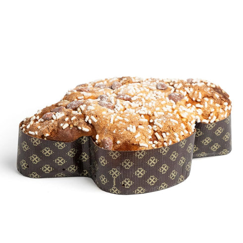 Vergani 1.65 Pack 1 Organic Colomba, Pounds Traditional Italian Holiday Bread Cake with Candied Orange Peel Filling.