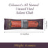 6 oz (Pack 3, Colameco's All Natural Uncured Salami Chub - Authentic Italian Flavor, Humanely Raised - Gluten-Free