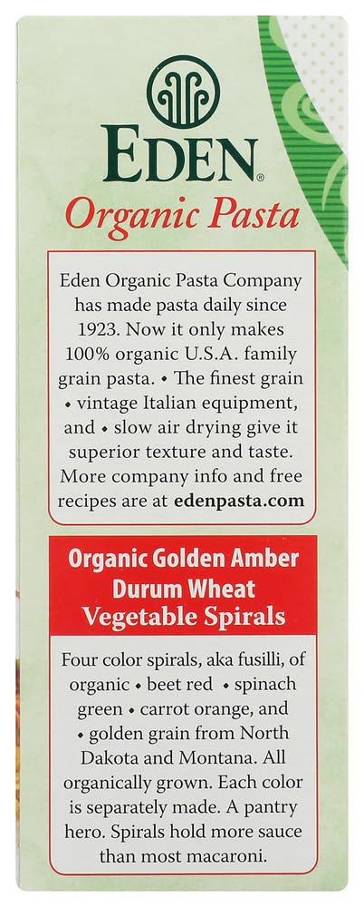 100% Organic Sifted Vegetable Spirals - Natural