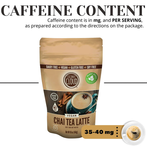 16 oz Coconut Cloud: Vegan Spiced Chai Tea Latte | Creamy, Delicious & Easy Dairy Free Alternative. Made in Colorado