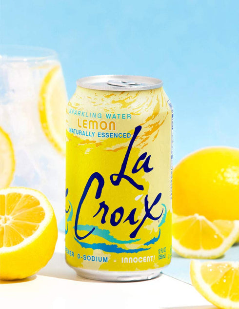 8pk, 12 Oz (pack 8) La Croix Sparkling Water, Lemon Fl