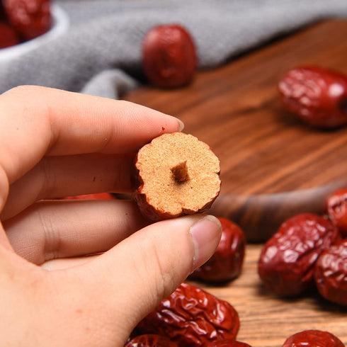3LB/1359g,Selected Delicious,100% Premium Jujube Red Dates Dried Fruit,Big & Natural