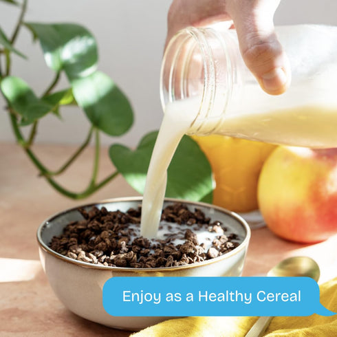 4 oz Lentil Telepathy Smoky Marshmallow Breakfast Lentils, Crunchy High Protein Cereal & Granola Alternative, Plant