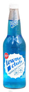Towne Club honolulu blue cream soda with other natural flavors 16 fl oz Glass