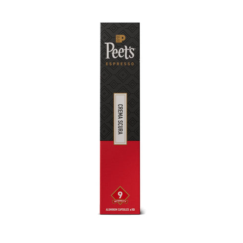 100% 9, 50 Count (5 10 Peet's Coffee, Medium Roast Espresso Capsules, Compatible with Nespresso Original Machine