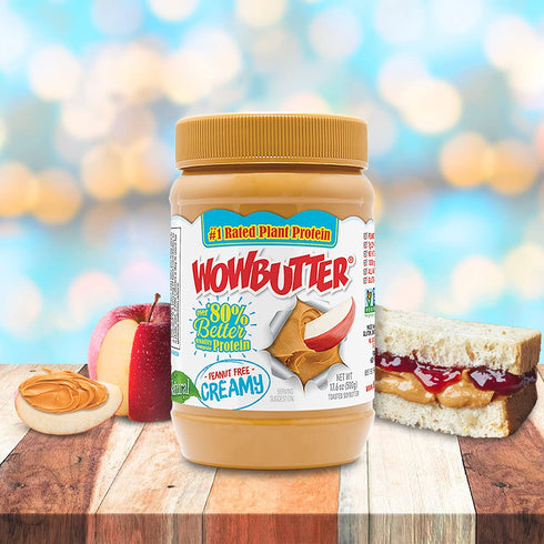 1.1lb Wowbutter Natural Peanut Free Creamy Jar