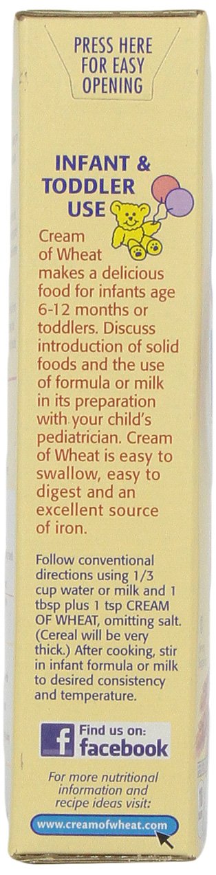Cream of Wheat 1 28 (Pack 4) , Original Stove Top, Minute, Ounce Boxes