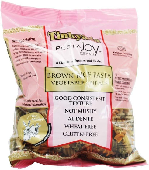 Tinkyada Vegetable Spirals, Gluten Free, 12-Ounce (Pack of 6)