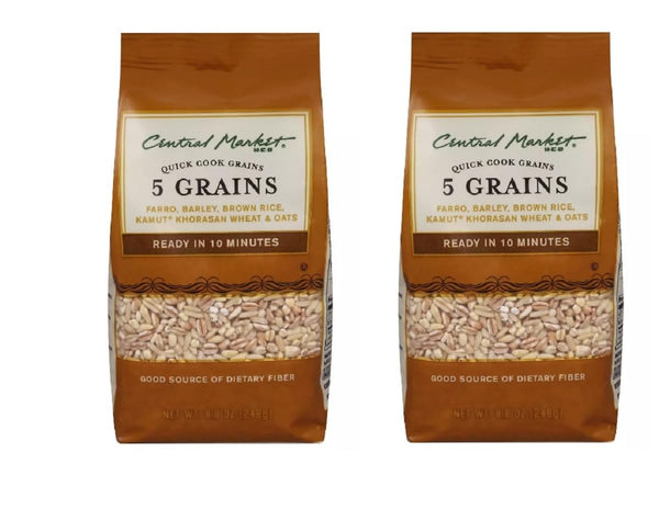 HEB Central Market Quick Cook Grains 8.8oz - 2 pack (5 Grains)