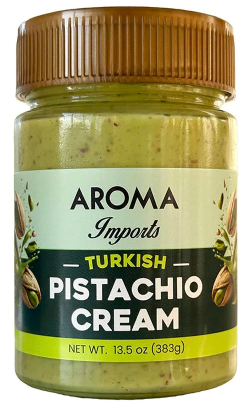 Fusion Flavor Imports LLC Aroma Imports Turkish Pistachio Cream 383g | Made with 30% Real Antep