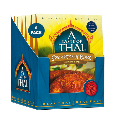 A Taste of Thai Spicy Peanut Bake Authentic Thai Seasoned Coating Mix