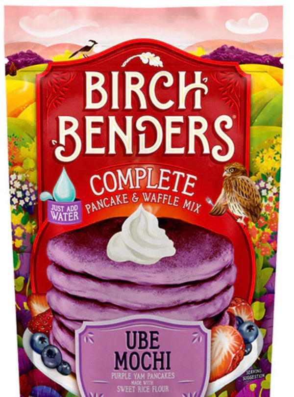 Birch Benders Ube Mochi Pancake & Waffle Mix | 40 oz Bag