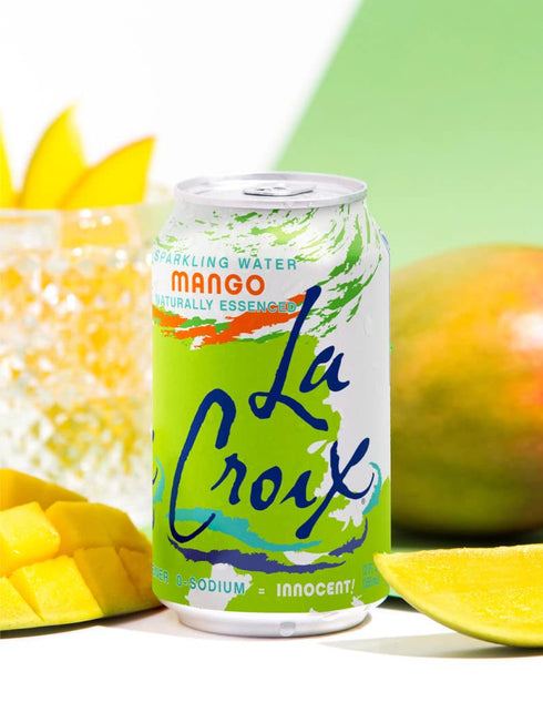 12 Oz, 8 Pack La Croix, Water Sparkling Mango, Fl