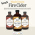 32 oz Hany's Harvest Maple Honey Fire Cider fl Glass Bottle | All-Natural, Small-Batch, Handcrafted, Non-GMO