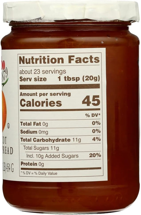 Darbo 6 16 oz. D'Arbo All Natural Fruit Spread - Rose Apricot - Case