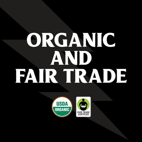 16 oz 12 oz Death Wish Coffee, Dark Roast Ground & Valhalla Java Ground Bundle, USDA Organic and Fair Trade