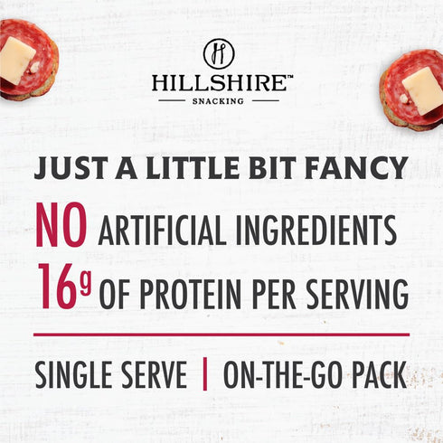 Hillshire Snacking 2.76 oz. Small Plates, Wine-Infused Salame with White Cheddar Cheese