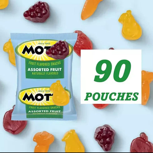 Generic 0.8 oz 90 Count (1 Pack) Fruit Snacks, Assorted Flavors, Pouches