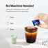 No.1-6 100% 6 Packets Saturnbird Super Instant Coffee Pods, Specialty Cold Brew Freeze-dried Coffee, Light/Medium/Dark