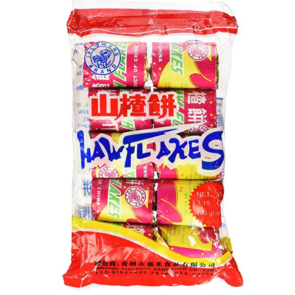 FLOWERS Haw Flakes, Chinese Sweets Made From the Fruit of the Chinese Hawthorn