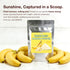 Fraunitsh 7.05oz (7.05oz) Freeze Dried Banana Powder, Natural Bananas Powder Fruit Powder for Smoothies Baking Desserts