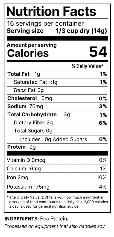 Plant Basics Hearty Plant Protein, Unflavored Crumbles, 8 oz, Non-GMO, Gluten Free, Vegan Meat Substitute