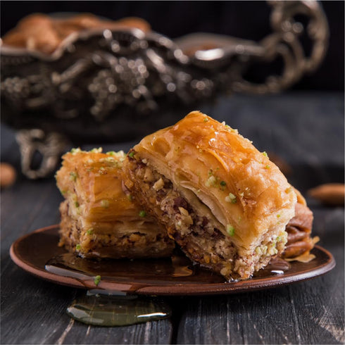 Anabtawi Sweets 21-Piece 180g Anabtawi Middle Eastern Sweets - Assorted Baklava, Pistachio and Almond Pastry
