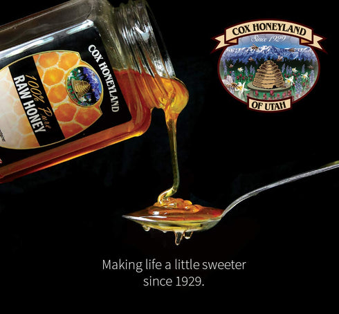 Cox Honeyland and Gifts Set Huckleberry Scone and Honey Gift