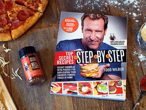 Todd Wilbur's Top Secret Recipes Hell Flakes - Crushed Red Pepper Flakes, Unique Blend of 5 Peppers, 1.9 oz