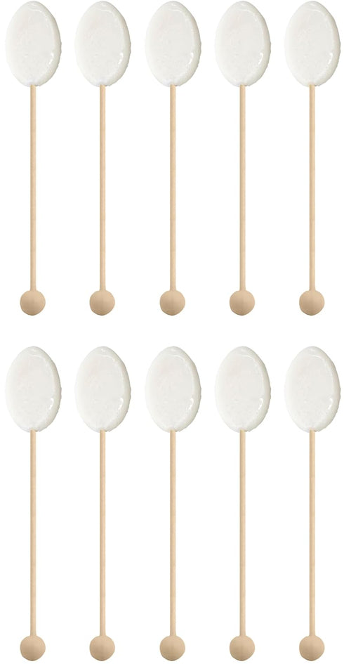 Sweet Stirs Original Flavored American Honey Spoons on Wooden Sticks Gift Pack of 10