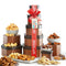 Birthday Gift Basket Tower for Women, Him, Gourmet Snacks & Sweets Food