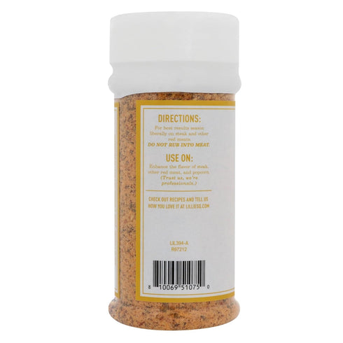 Lillie’s Q Steak Butter Seasoning, All-In-One with Butter, Garlic, Salt & Black Pepper, 6 oz