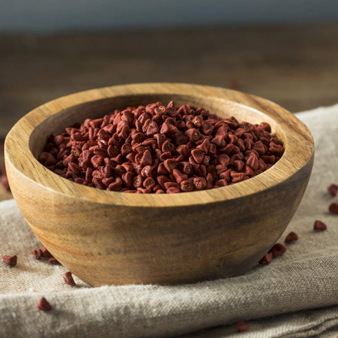 4oz Annatto Seeds (Semillas de Achiote) - Heat-Sealed Resealable Bag by 1400s Spices