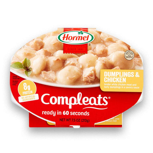 HORMEL COMPLEATS Dumplings & Chicken, 7.5 Ounce (Pack of 7)