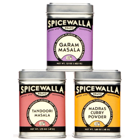 Spicewalla Masala Indian Spice 3 Pack, Garam Masala, Madras Curry Powder, Tandoori Masala, Non-GMO Gift Set