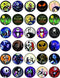 30 x Edible Cupcake Toppers, The Night Before Christmas Themed Collection of Edible Cake Decorations, Uncut Wafer Sheet.