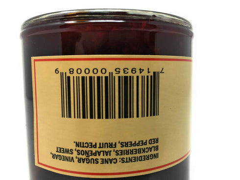 Pepperlane 11-Ounce (3 Pack) Blackberry Buzz Preserves, Natural Blackberry-Jalapeno Specialty Pepper Jelly, each