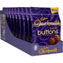 Cadbury Darkmilk Giant Buttons Rich & Creamy 90g Bag- (Pack of 10)