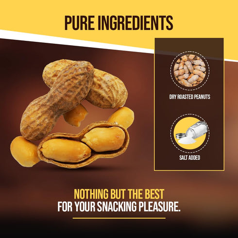 5 Barcelona Nut Inshell Peanuts Salted & Dry Roasted Bags | Bulk Pounds | In Shell For Human | Whole Jumbo Peanuts |