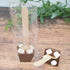 12 Gourmet Milk Chocolate Spoons with Mini Marshmallows - Pieces